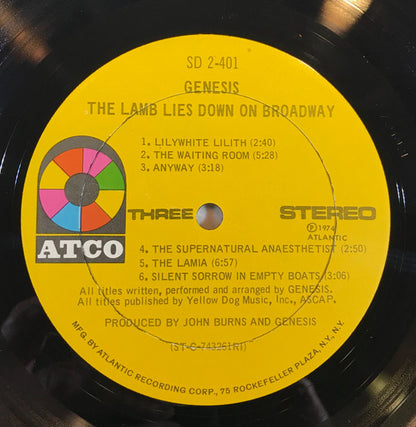 The Lamb Lies Down On Broadway - secondary