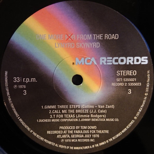 One More From The Road - secondary
