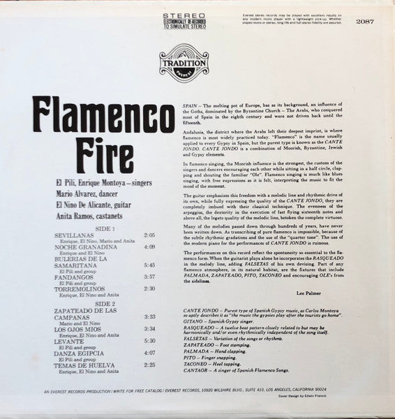 Enrique Montoya, El Niño De Alicante, El Pili - Flamenco Fire