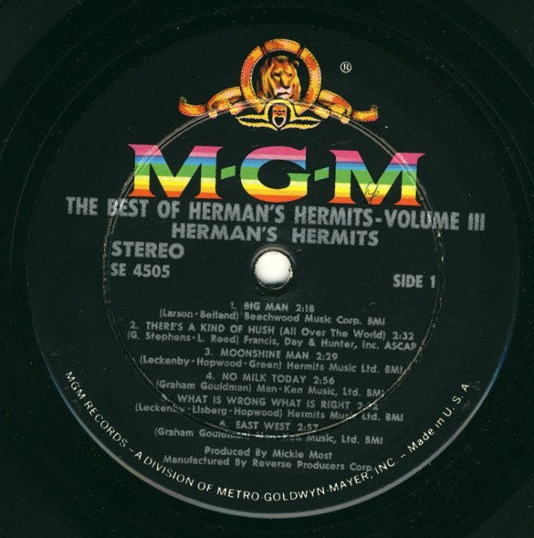The Best Of Herman's Hermits Volume III - secondary