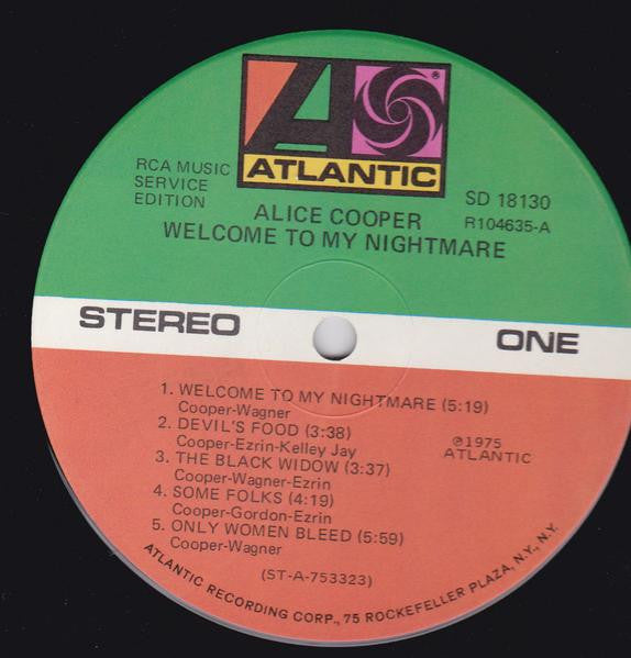 Welcome To My Nightmare - secondary