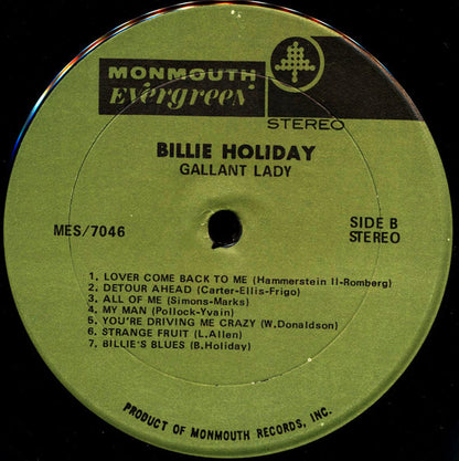 Billie Holiday - Gallant Lady