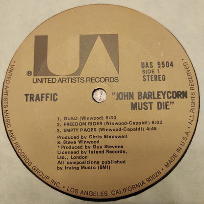 John Barleycorn Must Die - secondary