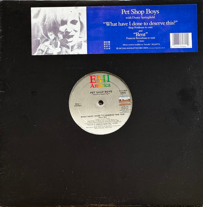 Pet Shop Boys, Dusty Springfield, Pet Shop Boys - What Have I Done To Deserve This? / Rent