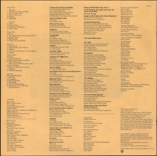 The Last Waltz - secondary