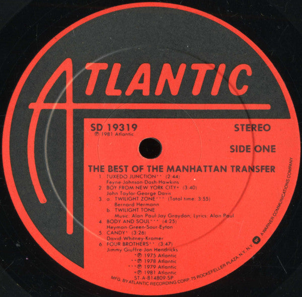 The Best Of The Manhattan Transfer - secondary