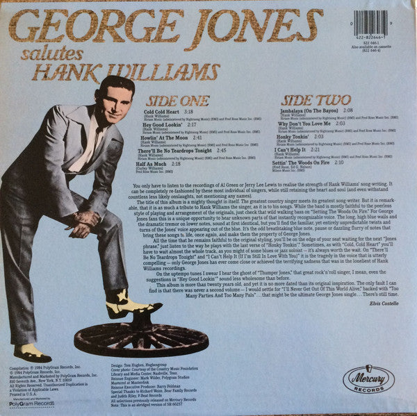 George Jones Salutes Hank Williams - secondary