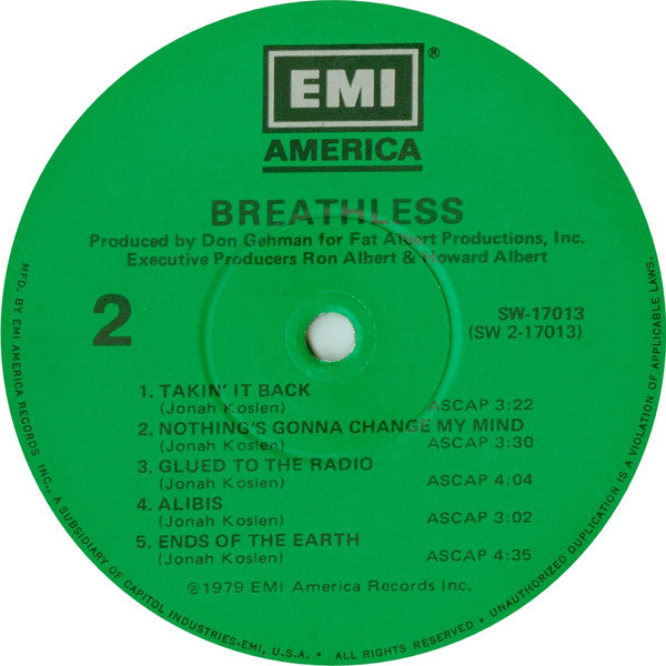 Breathless - secondary