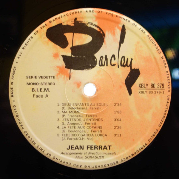 10 Grandes Chansons De Jean Ferrat - secondary