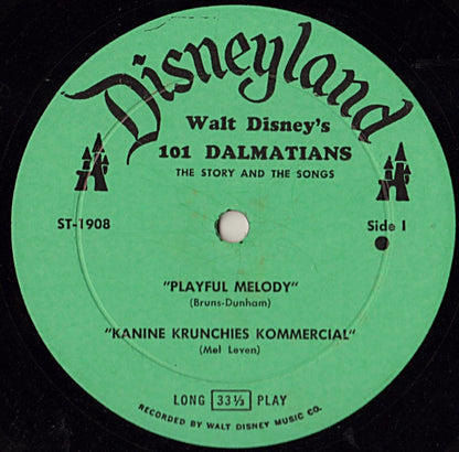 Walt Disney's 101 Dalmatians In Story And Song - secondary