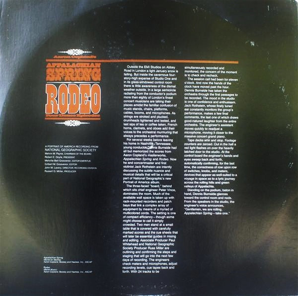 Aaron Copland - Appalachian Spring / Rodeo (Four Dance Episodes)