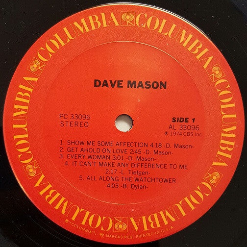 Dave Mason - secondary
