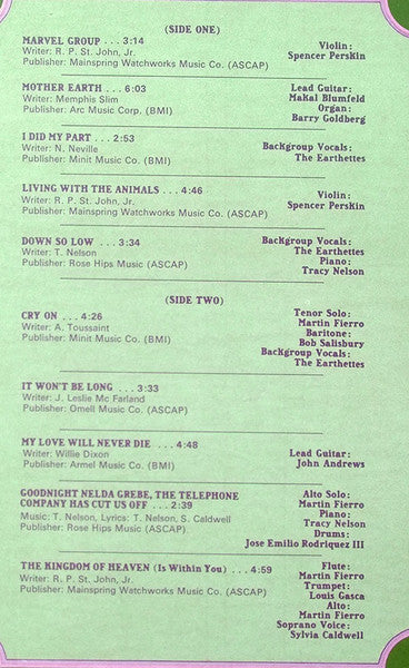 Living With The Animals - secondary