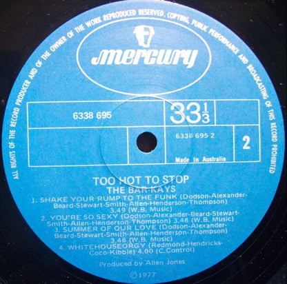 Bar-Kays - Too Hot To Stop