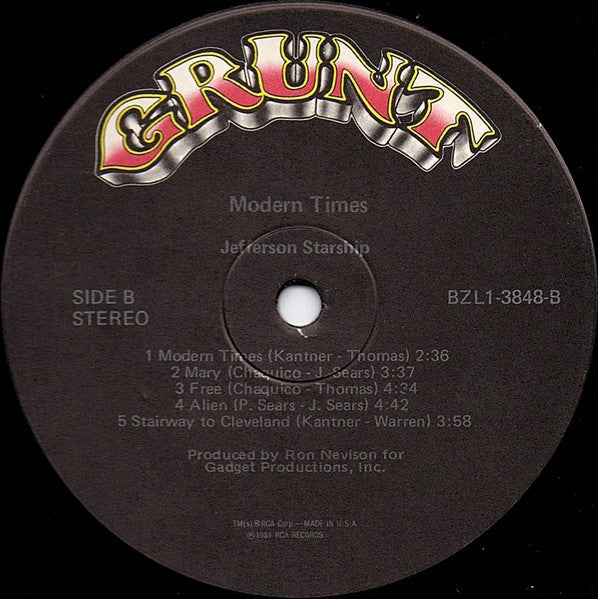Modern Times - secondary