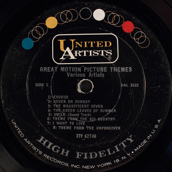 Various - Original Sound Tracks And Hit Music From Great Motion Picture Themes