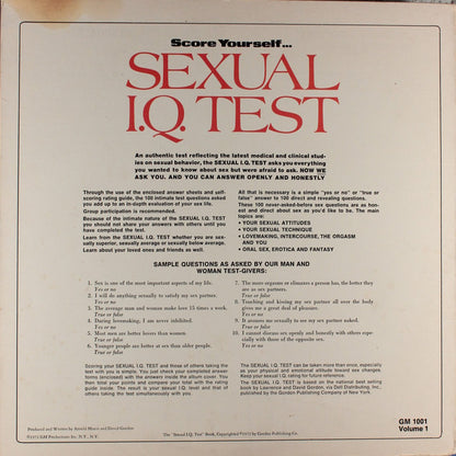 Score Yourself...Sexual I.Q. Test - secondary