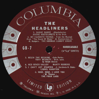 Various - The Headliners