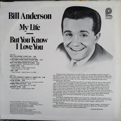 Bill Anderson - My Life/But You Know I Love You