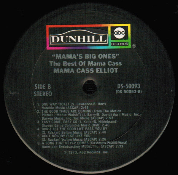 Mama's Big Ones • Her Greatest Hits - secondary