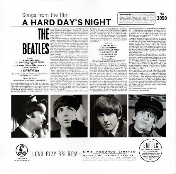 A Hard Day's Night - secondary