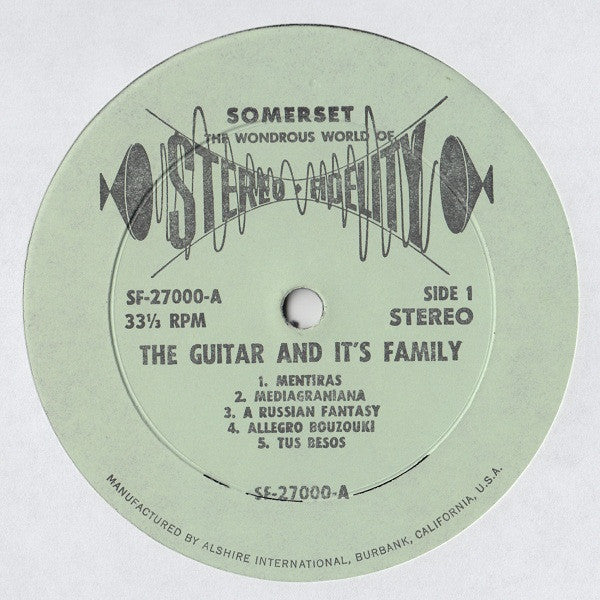 Various - The Guitar And It's Family Around The World