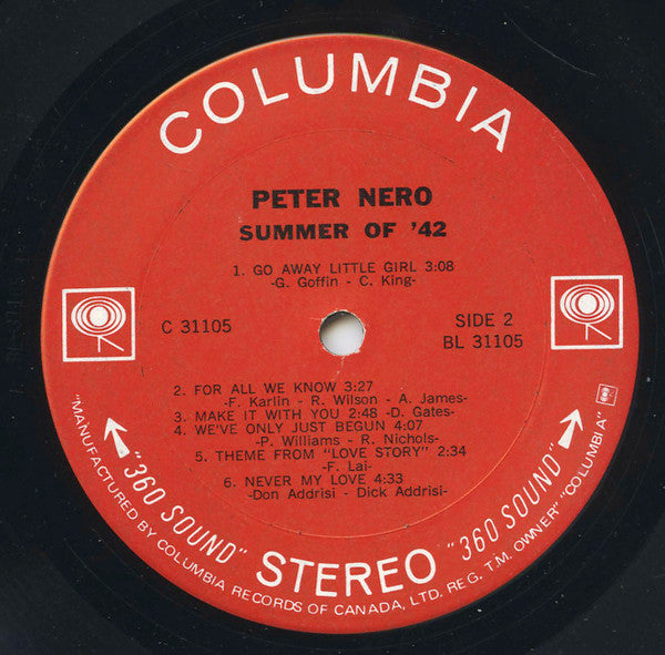 Peter Nero - Summer Of '42