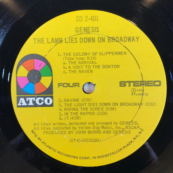 The Lamb Lies Down On Broadway - secondary