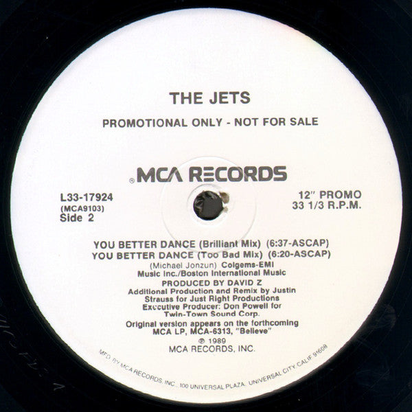 The Jets - You Better Dance