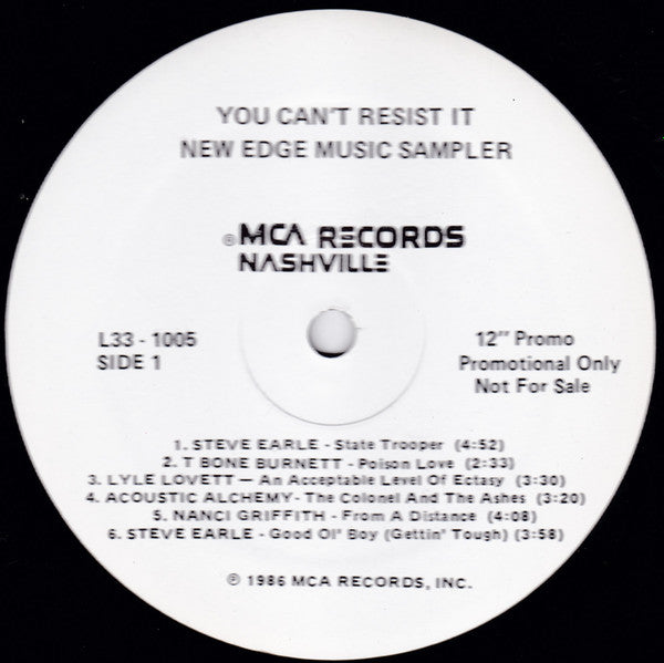 You Can't Resist It: New Edge Music Sampler - primary