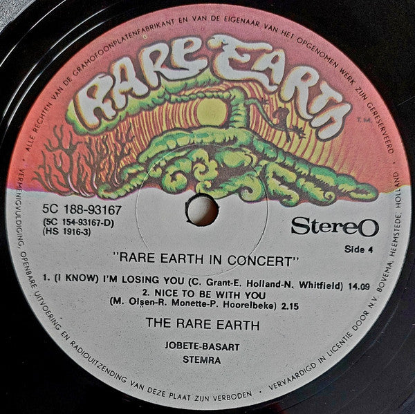Rare Earth In Concert - secondary
