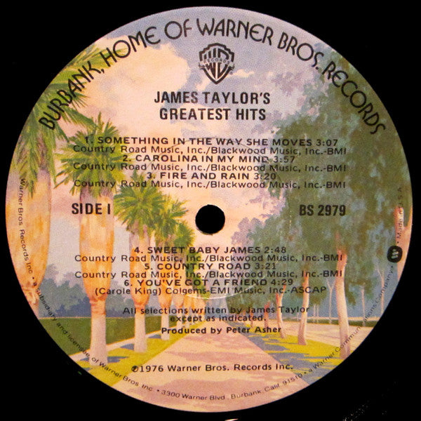 James Taylor's Greatest Hits - secondary