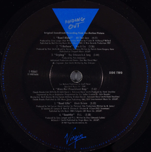 Various - Hiding Out - Original Motion Picture Soundtrack