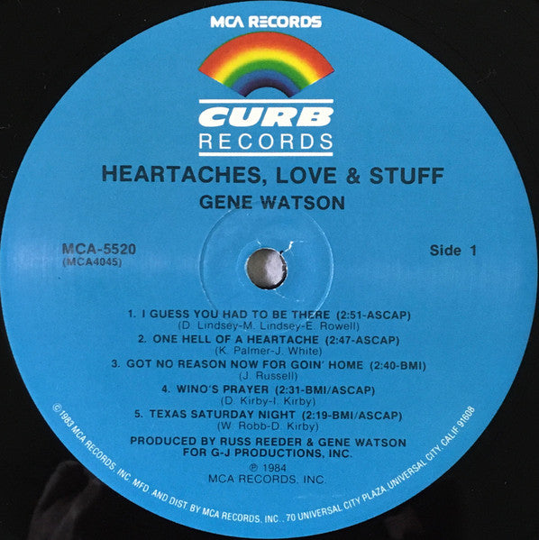 Heartaches, Love & Stuff - secondary