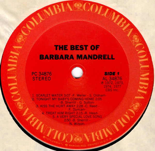 The Best Of Barbara Mandrell - secondary