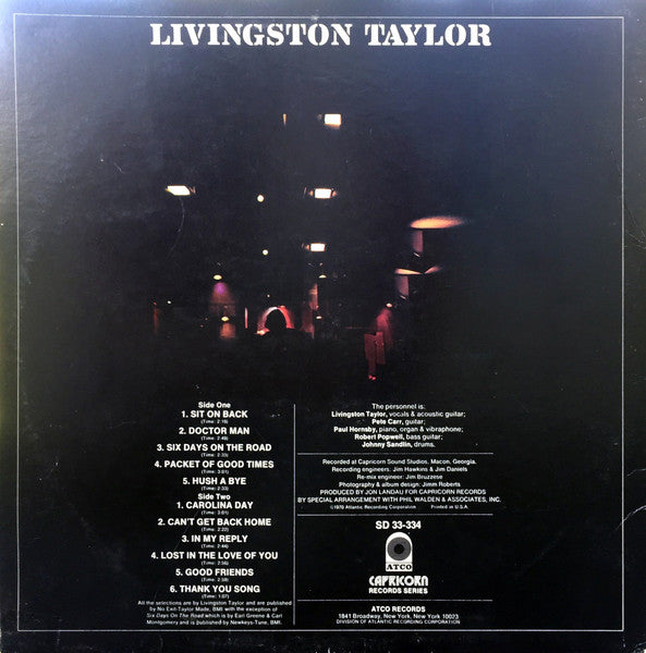 Livingston Taylor - secondary