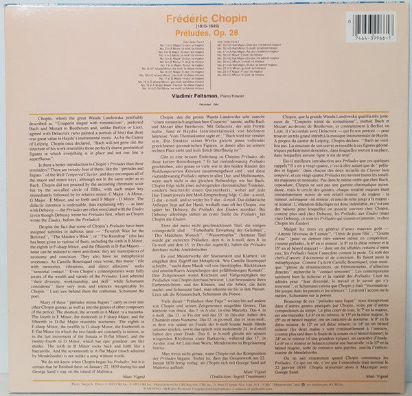 Preludes, Op. 28 - secondary
