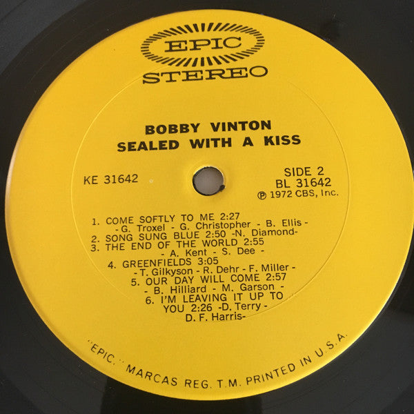 Bobby Vinton - Sealed With A Kiss