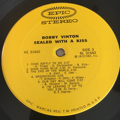 Bobby Vinton - Sealed With A Kiss