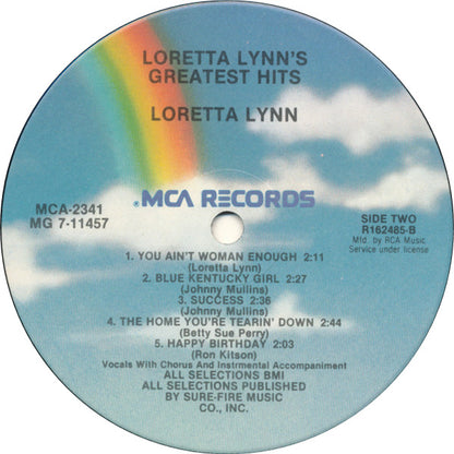 Loretta Lynn's Greatest Hits - secondary
