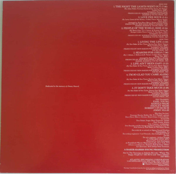 The Trammps III - secondary