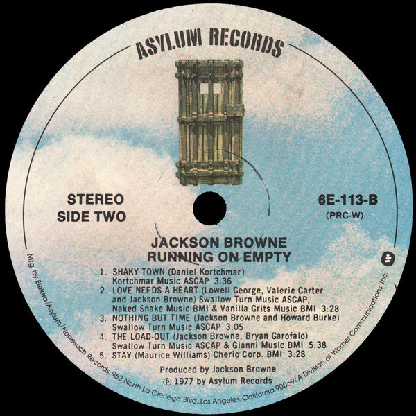Running On Empty - secondary