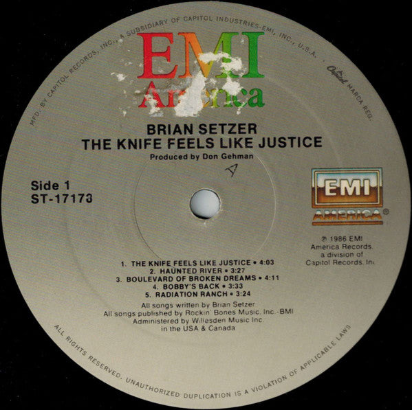 The Knife Feels Like Justice - secondary