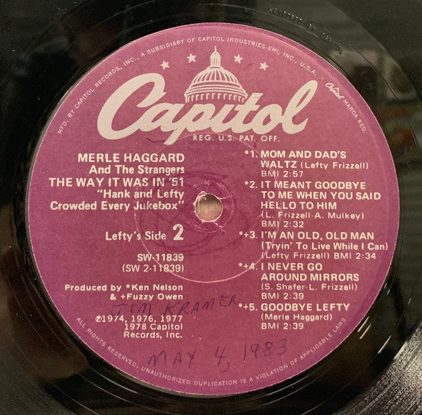 The Way It Was In '51 - secondary
