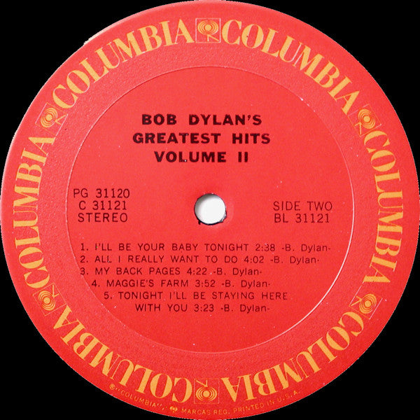 Bob Dylan's Greatest Hits Volume II - secondary