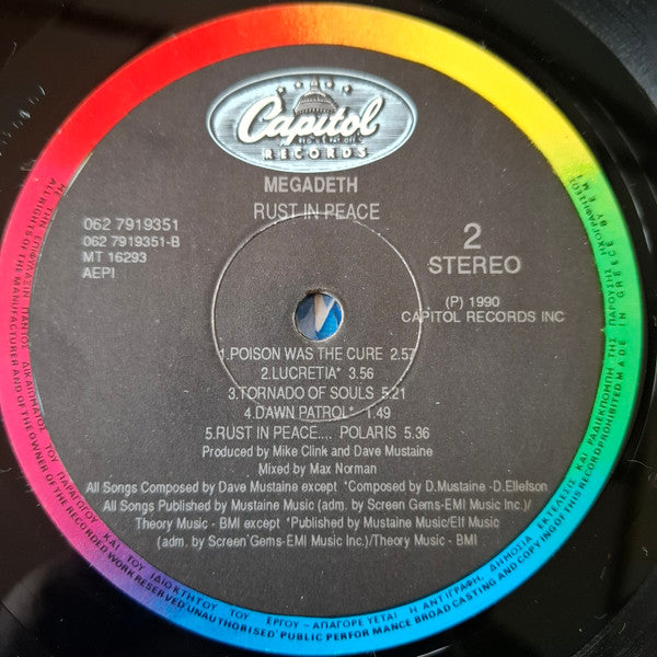 Rust In Peace - secondary