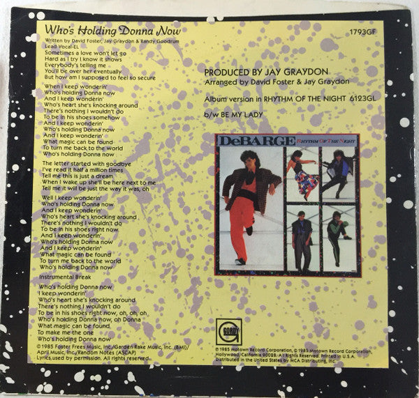 Who's Holding Donna Now - secondary