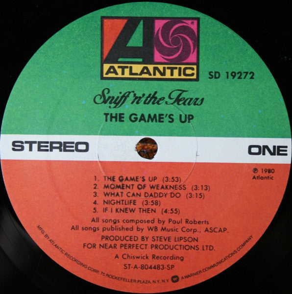 The Game's Up - secondary