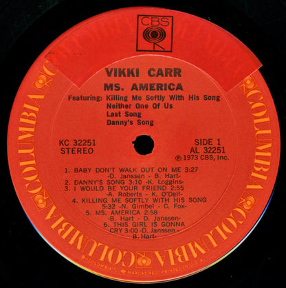 Vikki Carr - Ms. America