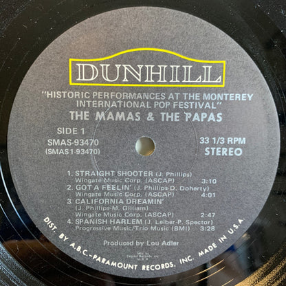 Historic Performances Recorded At The Monterey International Pop Festival - secondary